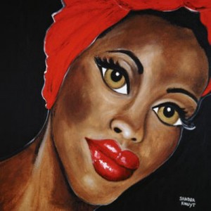 African  on Fine Art Print By Sandra Knuyt